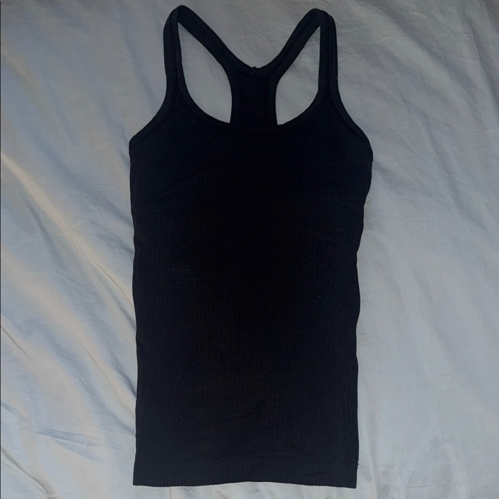 Lululemon Black Racerback Tank Top